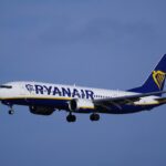 Ryanair flight is forced to turn back to UK after passenger ‘tries to open plane door mid air’