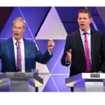 Farage will demand debate slot with Sunak and Starmer if Reform overtake Tories